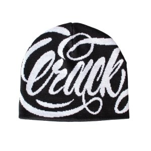 画像1: 【NEWFUNK】MIRROR Weaving Beanie (Black)