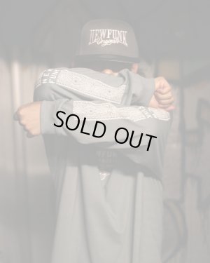 画像7: 【NEWFUNK】PAISLEY BANDANA Long Sleeve Shirt -ONECALLA- (Smoke Blue)