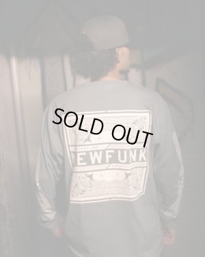 画像8: 【NEWFUNK】PAISLEY BANDANA Long Sleeve Shirt -ONECALLA- (Smoke Blue)