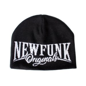 画像1: 【NEWFUNK】NFO Weaving Beanie (Black)