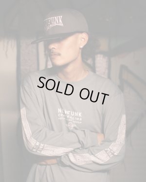 画像9: 【NEWFUNK】NFO SNAPBACK CAP (Charcoal/Black)