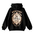 【NEWFUNK】STILL ZIP HOODIE (Black)