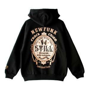 画像1: 【NEWFUNK】STILL ZIP HOODIE (Black)