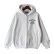 画像2: 【NEWFUNK】STILL ZIP HOODIE (Light Gray)