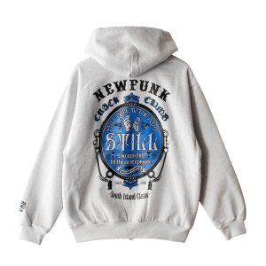 画像1: 【NEWFUNK】STILL ZIP HOODIE (Light Gray)