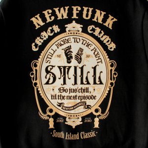 画像4: 【NEWFUNK】STILL ZIP HOODIE (Black)