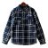 画像1: 【NEWFUNK】S.W PLAID JACKET (Navy) (1)