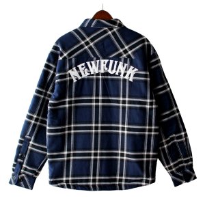画像2: 【NEWFUNK】S.W PLAID JACKET (Navy)