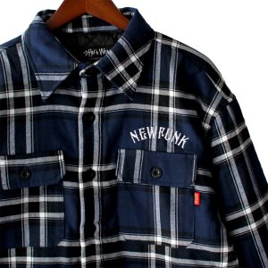 画像3: 【NEWFUNK】S.W PLAID JACKET (Navy)