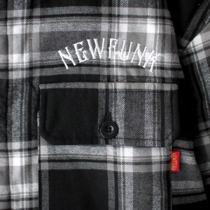 画像5: 【NEWFUNK】S.W PLAID JACKET (Black)