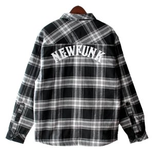 画像2: 【NEWFUNK】S.W PLAID JACKET (Black)