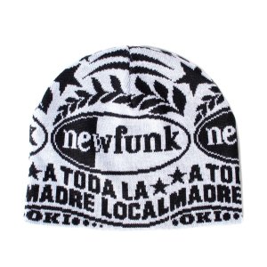 画像1: 【NEWFUNK】MAXAIR Weaving Beanie (White)