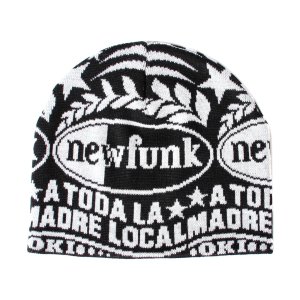 画像1: 【NEWFUNK】MAXAIR Weaving Beanie (Black)