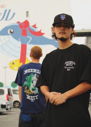 画像6: 【NEWFUNK】LNS MERMAID MALL TEE (Black)