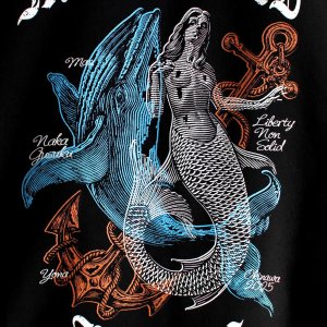 画像6: 【NEWFUNK】LNS MERMAID MALL ZIP HOODIE (Black)