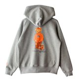 【NEWFUNK】HEADS BEAR ZIP HOODIE (Gray)