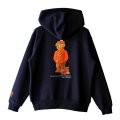 【NEWFUNK】HEADS BEAR ZIP HOODIE (Navy)
