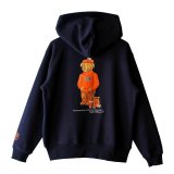 【NEWFUNK】HEADS BEAR ZIP HOODIE (Navy)