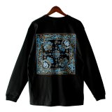 【NEWFUNK】JAN BANDANA Long Sleeve Shirt (Black)