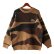 画像1: 【NEWFUNK】CAMO CREW NECK KNIT (Brown) (1)