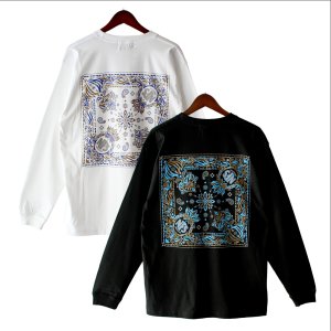 画像7: 【NEWFUNK】JAN BANDANA Long Sleeve Shirt (Black)