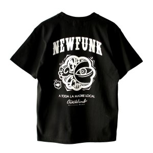 画像1: 【NEWFUNK】ONE HAND TEE (Black)