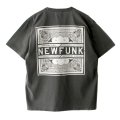 【NEWFUNK】PAISLEY BANDANA TEE -ONECALLA- (Pigment Dye: Black)