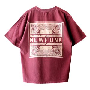 画像1: 【NEWFUNK】PAISLEY BANDANA TEE -ONECALLA- (Pigment Dye: Purple)