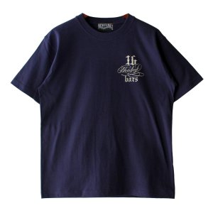 画像2: 【NEWFUNK】HORSE SHOE TEE / STORE 16th.Anniversary Design (Navy)