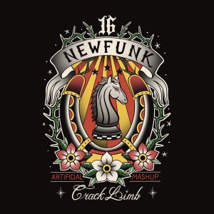 画像7: 【NEWFUNK】HORSE SHOE SHIRT / STORE 16th.Anniversary Design (Black)