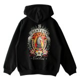 【NEWFUNK】HORSE SHOE ZIP HOODIE / STORE 16th.Anniversary Design (Black)