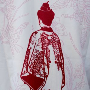 画像6: 【Ryukyu Pride Wear】Open Collar Shirt -- (White)