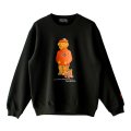 【NEWFUNK】HEADS BEAR CREW NECK SWEAT (Black)