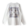 【NEWFUNK】JAN BANDANA Long Sleeve Shirt (White)
