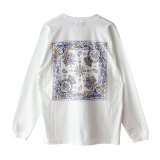 【NEWFUNK】JAN BANDANA Long Sleeve Shirt (White)