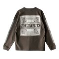 【NEWFUNK】PAISLEY BANDANA Long Sleeve Shirt -ONECALLA- (Charcoal Black)