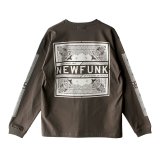 【NEWFUNK】PAISLEY BANDANA Long Sleeve Shirt -ONECALLA- (Charcoal Black)