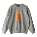 【NEWFUNK】HEADS BEAR CREW NECK SWEAT (Gray)