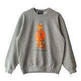 【NEWFUNK】HEADS BEAR CREW NECK SWEAT (Gray)