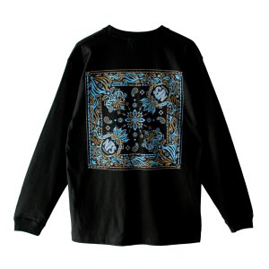 画像1: 【NEWFUNK】JAN BANDANA Long Sleeve Shirt (Black)