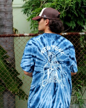 画像7: 【NEWFUNK】SIBA "MARIA" TIE DYE TEE (Navy)