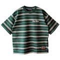 【NEWFUNK】Stay Nice Border Tee (Green)