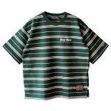 【NEWFUNK】Stay Nice Border Tee (Green)