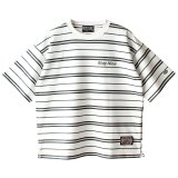 【NEWFUNK】Stay Nice Border Tee (White)