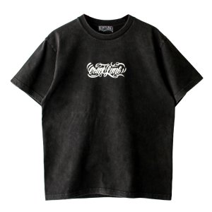 画像1: 【NEWFUNK】MIRROR VINTAGE TEE (Black)