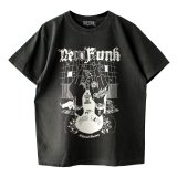 【NEWFUNK】SIBA "Shakur" TEE (Pigment Dye: Black)