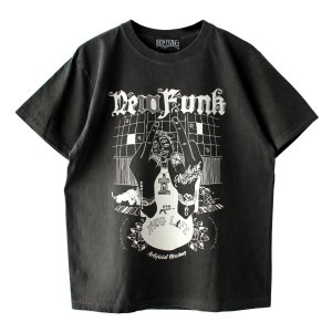 画像1: 【NEWFUNK】SIBA "Shakur" TEE (Pigment Dye: Black)