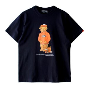画像1: 【NEWFUNK】HEADS BEAR TEE (Navy)