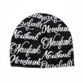 【NEWFUNK】TEXTLOGO Weaving Beanie (Black)