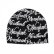 画像1: 【NEWFUNK】TEXTLOGO Weaving Beanie (Black) (1)